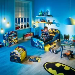 Batman - Kinderbett Mit Stauraum - Blau - Ca. 70 X 140 Cm -Keeeper Store 244098 630996908228 moose toys batman kleinkinderbett 05