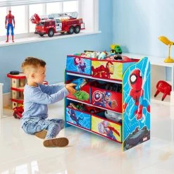 Marvel Spiderman - Regal Mit 6 Boxen