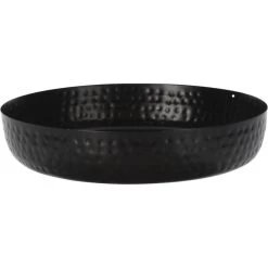 Dekoschale - Metall - Ca. 25 X 5,5 Cm - Schwarz