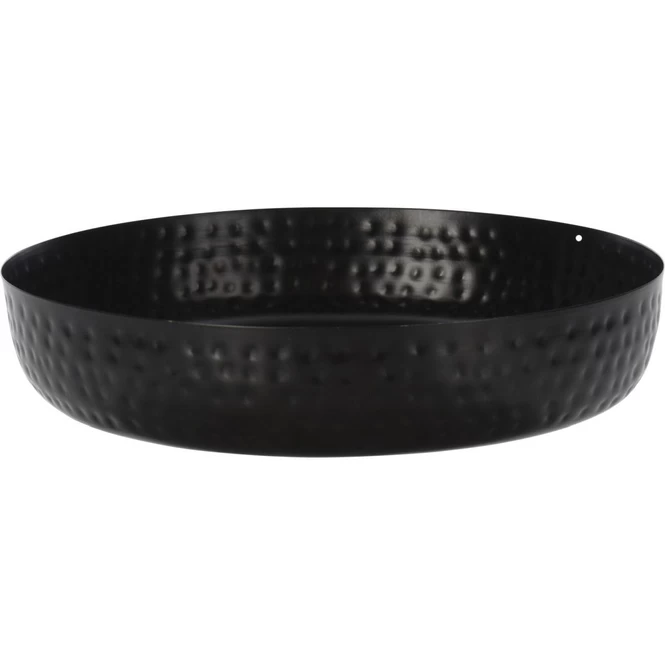 Dekoschale - Metall - Ca. 25 X 5,5 Cm - Schwarz 1 Dekoschale - Metall - Ca. 25 X 5,5 Cm - Schwarz