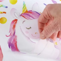 Wandtattoo - Einhorn - Set 2 -Keeeper Store 247024 4251450927379 papierdrachen wandtattoo einhorn set 2 04