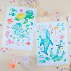 Wandtattoo - Meerjungfrau - Set 1 8 Wandtattoo - Meerjungfrau - Set 1 -Keeeper Store 247025 4251450925719 papierdrachen wandtattoo meerjungfrau set 1 06