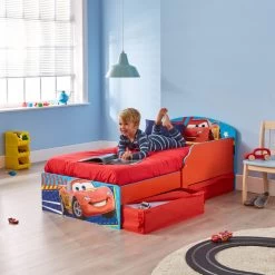 Cars - Kinderbett Mit Stauraum - Ca. 70 X 140 Cm -Keeeper Store 5013138659076 2105441