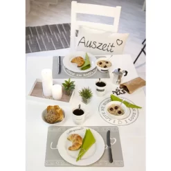 Kissen - Auszeit - Maße: Ca. 30 X 50 Cm - Verschiedene Farben