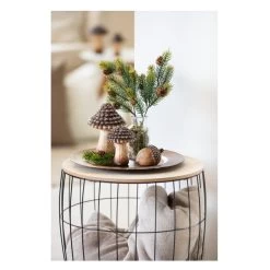 Pilz - Aus Terrakotta - Ca. 11,5 X 11,5 X 16,5 Cm - 1 Stück -Keeeper Store alles421