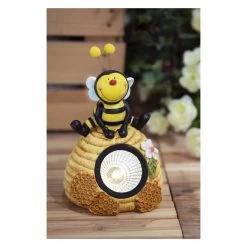 LED-Solarlampe - Biene - Aus Keramik - Ca. 13,5 X 13,5 X 18,5 Cm