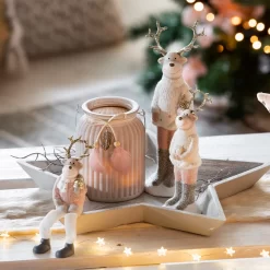 Windlicht - Federn - Aus Glas - Ca. 11 X 14,5 Cm -Keeeper Store alles569